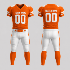 PBF Custom American Football Jersey Set – Orange