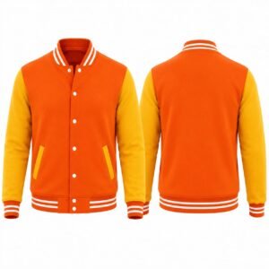 PBF Custom Varsity Jacket – Orange