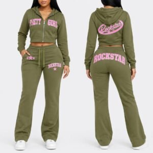 PBF Women's Track Suit – Bright Green