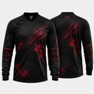 PBF Custom Paintball Jersey – Black Inferno