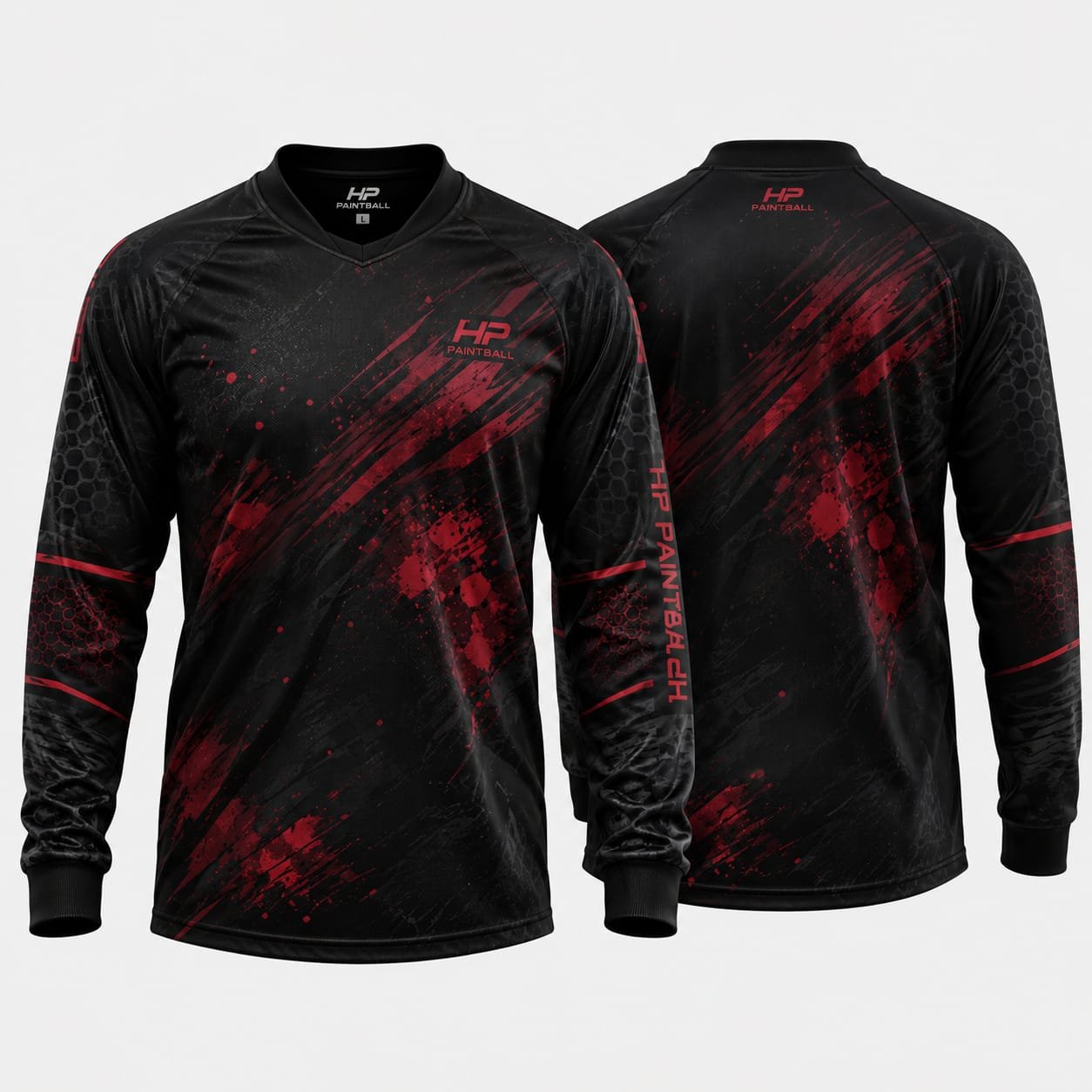 PBF Custom Paintball Jersey – Black Inferno