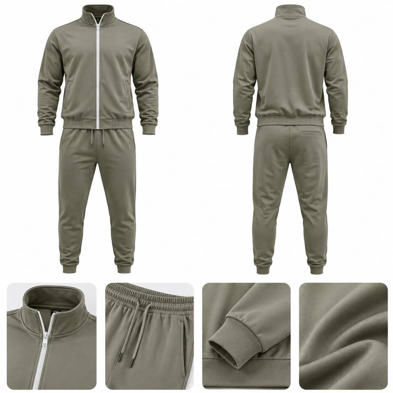 PBF Men's Track Suit – Neon Green