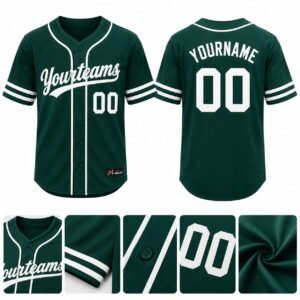 PBF Custom Baseball Jersey – Green