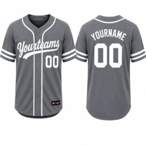 PBF Custom Softball Jersey – Grey