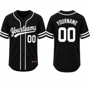 PBF Custom Softball Jersey – Black