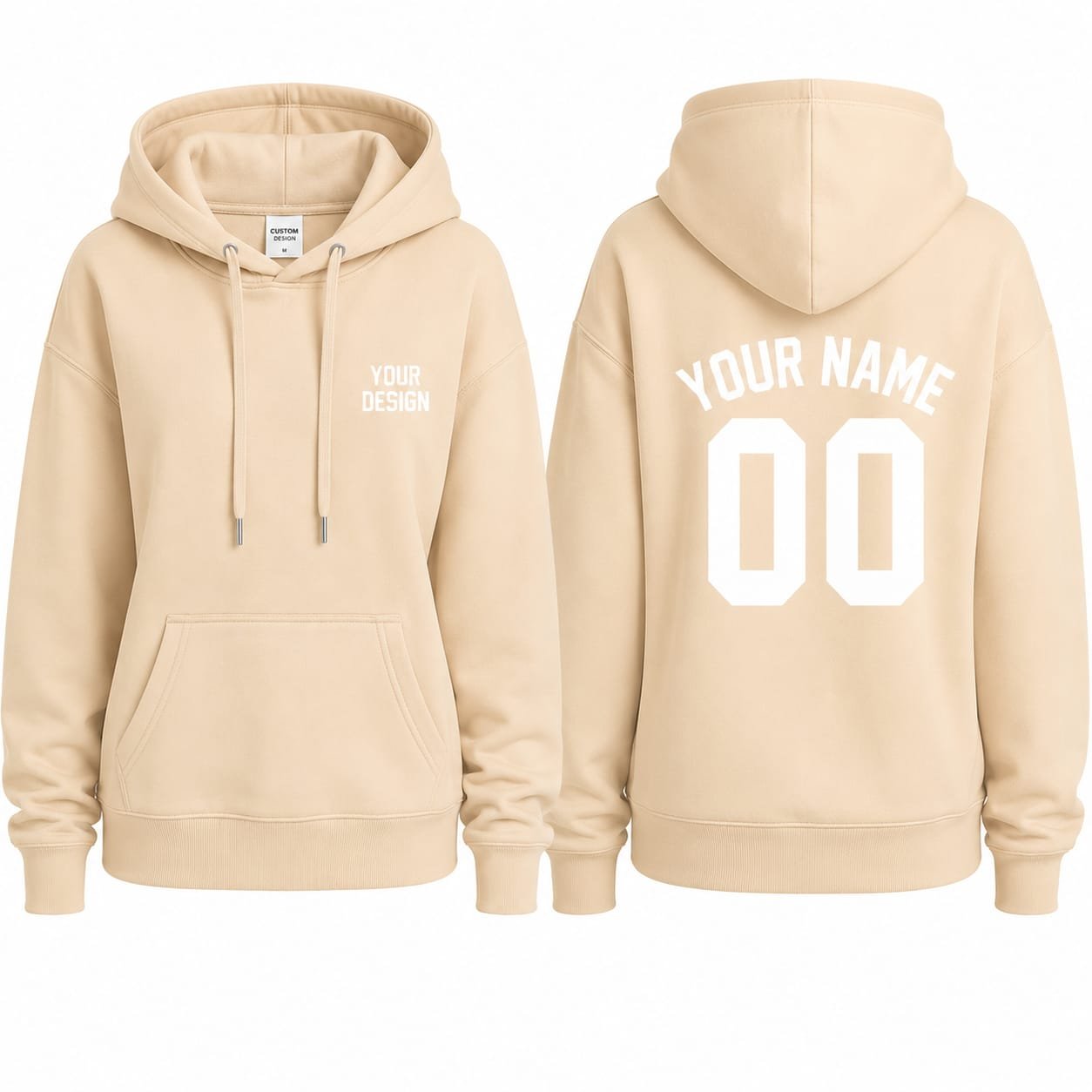 PBF Women's Hoodie – Beige