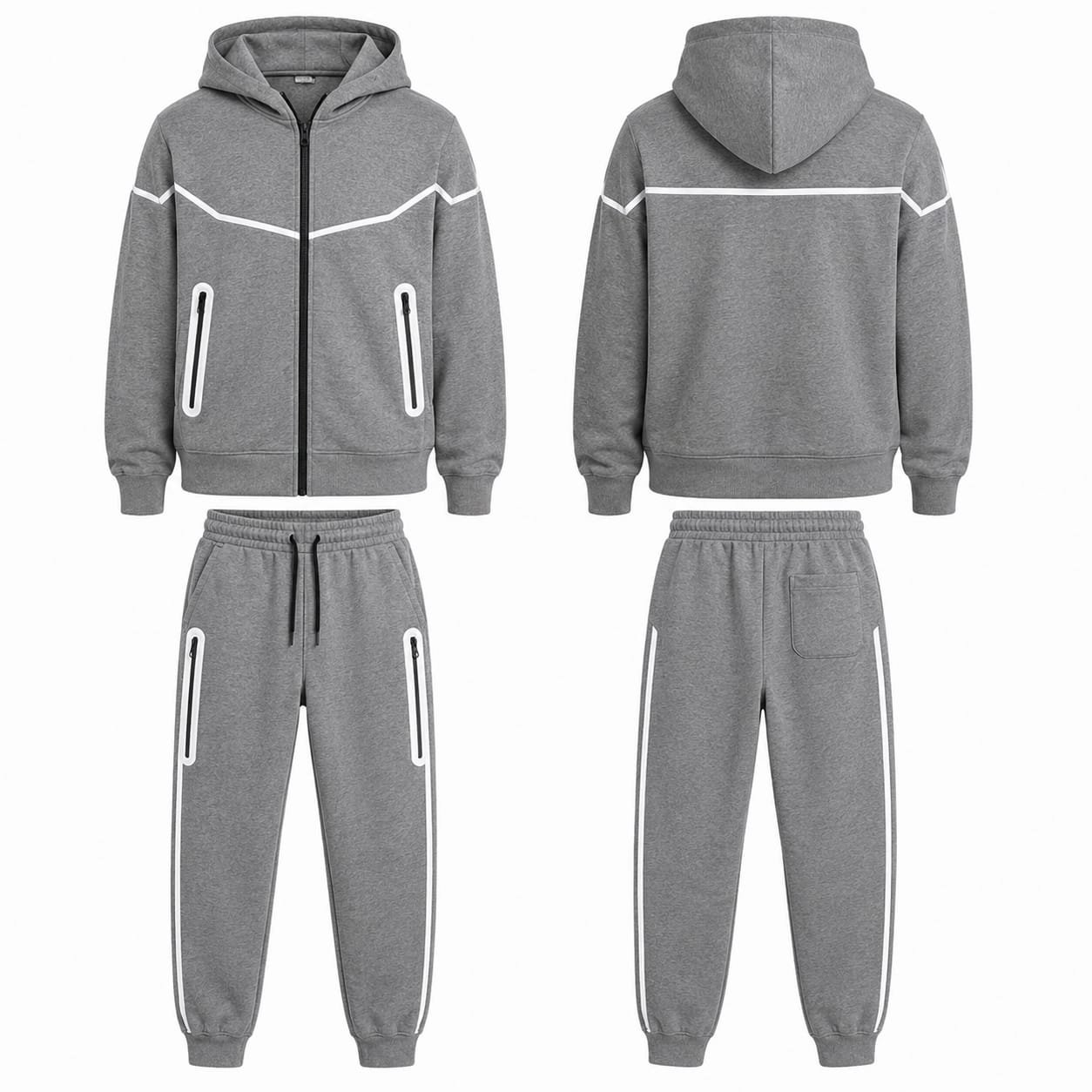 PBF Men's Hoodie – Grey