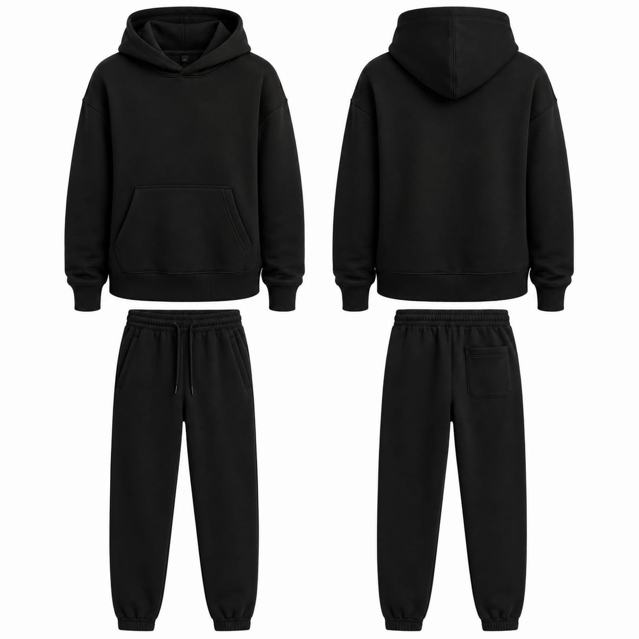 PBF Men's Hoodie – Black
