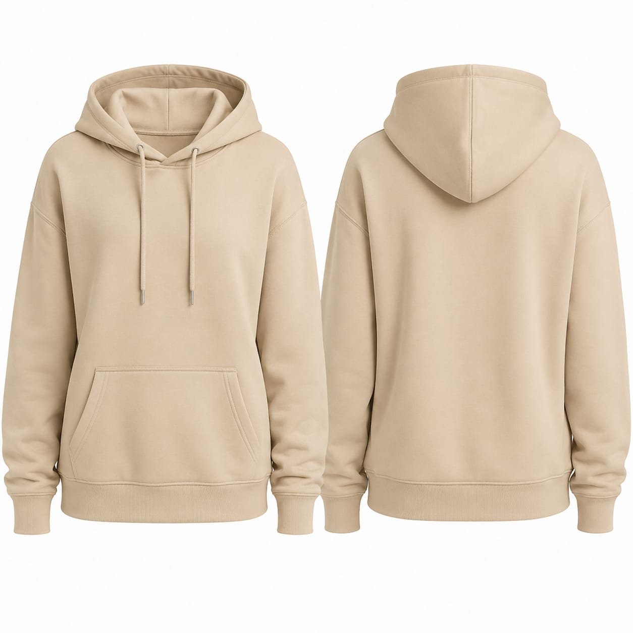 PBF Men's Hoodie – Beige