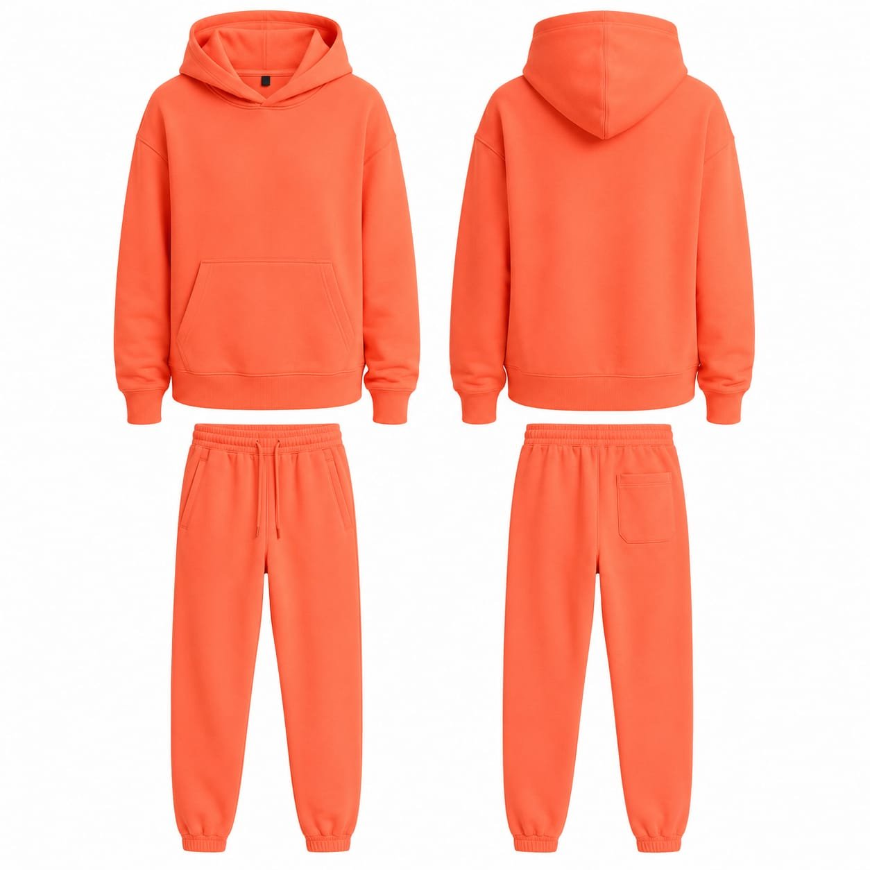 PBF Men's Hoodie – Orange