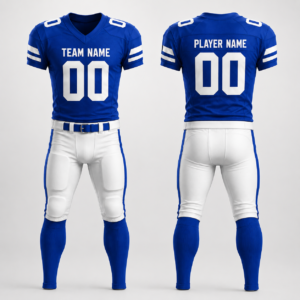 PBF Custom American Football Jersey Set – Royal Blue