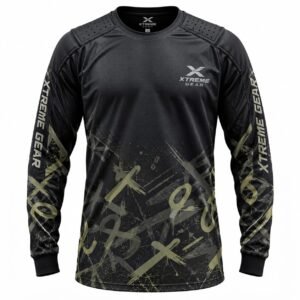 PBF Custom Paintball Jersey – Black Phantom