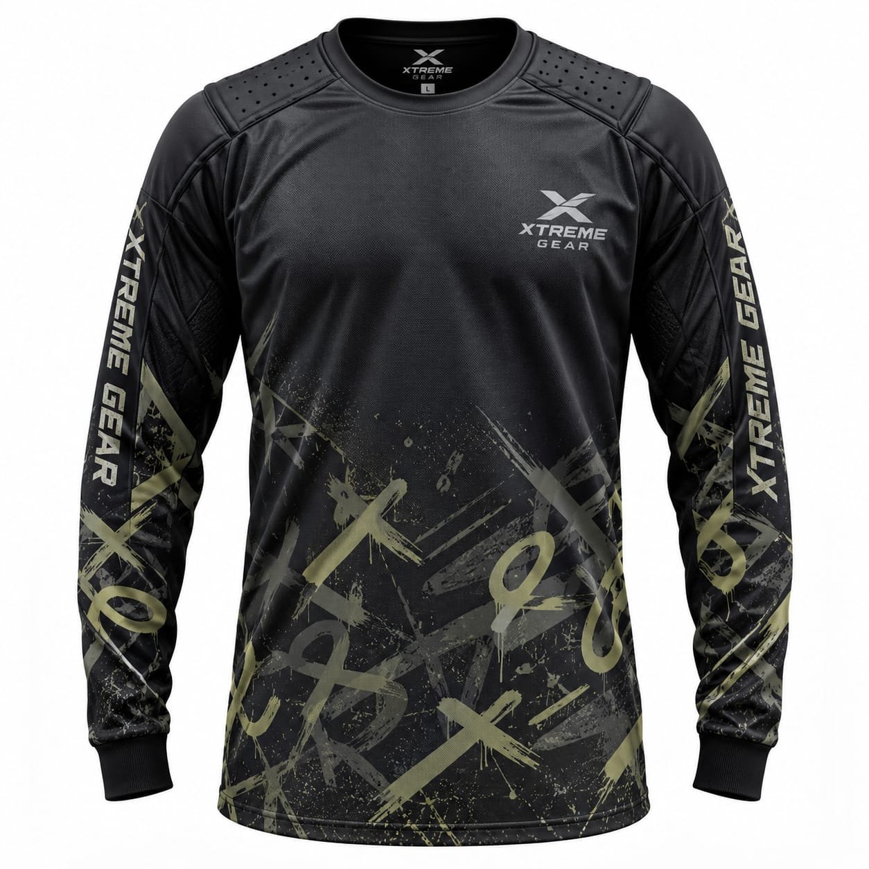 PBF Custom Paintball Jersey – Black Phantom