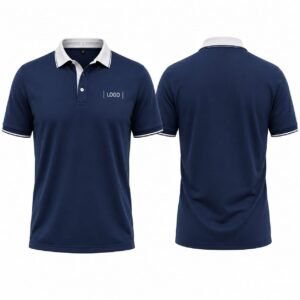 PBF Custom Polo Shirt – Navy Blue