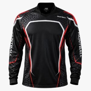 PBF Custom Paintball Jersey – Black Velocity