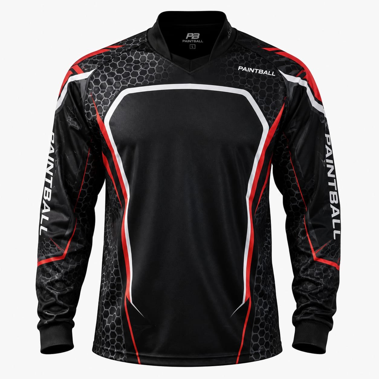 PBF Custom Paintball Jersey – Black Velocity